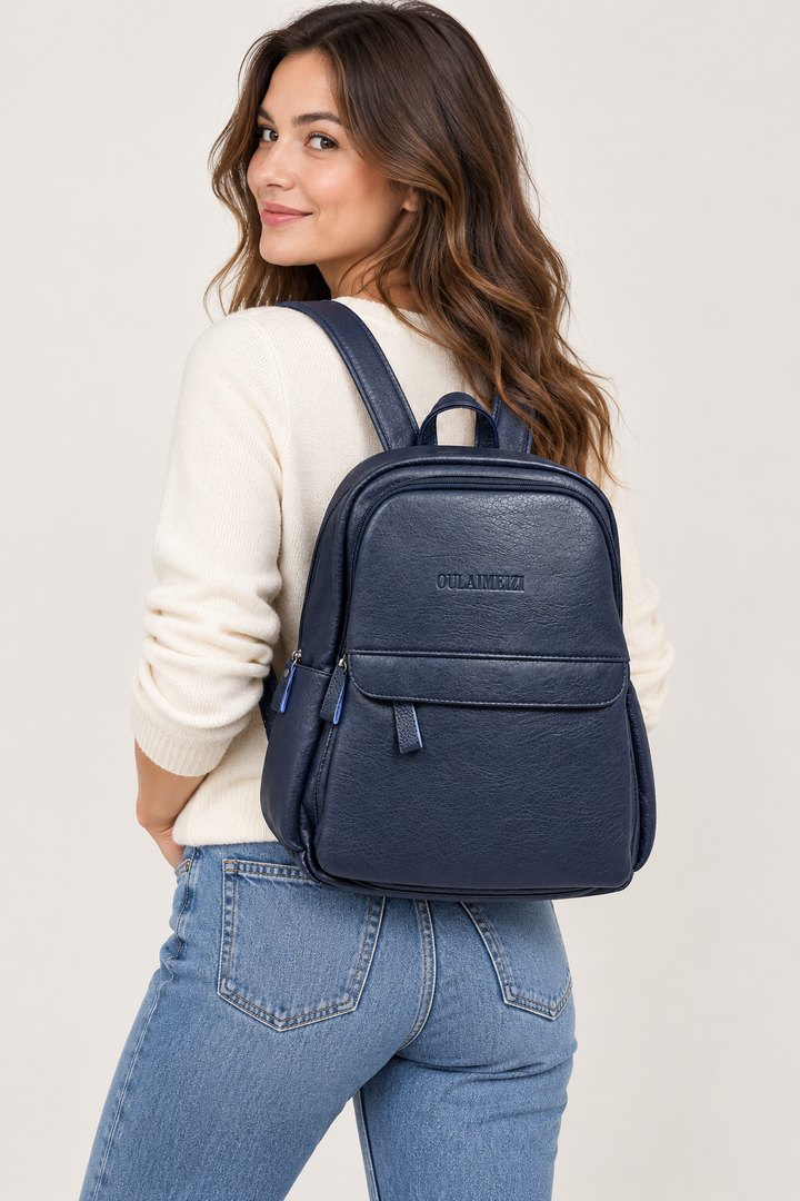 Model illustration showing SKU 8784 worn as a backpack