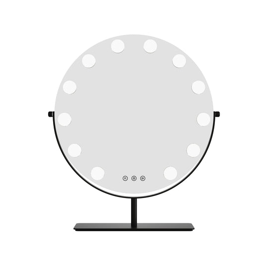 Antonia Hollywood Mirror,LED Mirror,Black