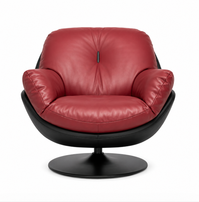Iratarabi Lounge Chair, black+red