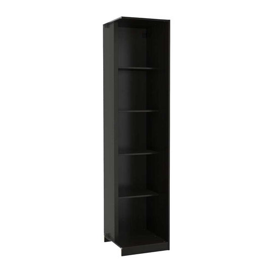 PAX add-on Corner Unit with 4 Shelves Black-Brown, Wide space? Solved!