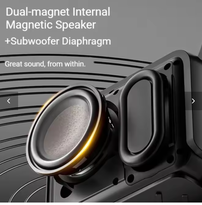 Monster ES01 Outdoor portable Bluetooth speaker, subwoofer 10H FM 8W 1800mAh Supports Bluetooth, USB flash drive and TF card