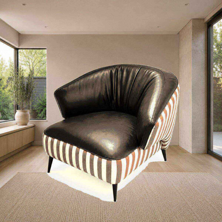 Ruby Striped Accent Chair