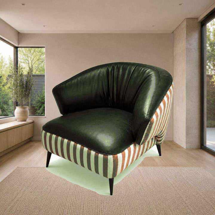 Ruby Striped Accent Chair