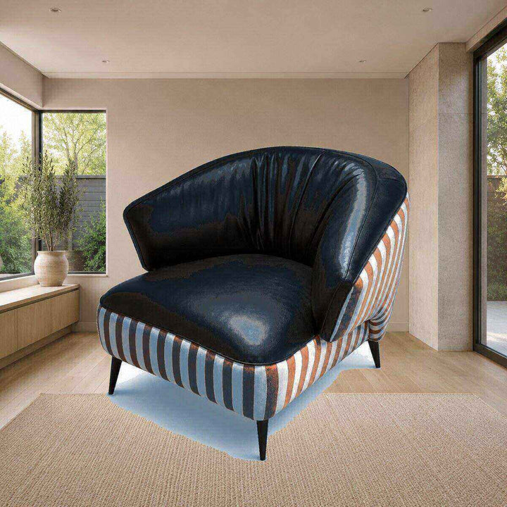 Ruby Striped Accent Chair
