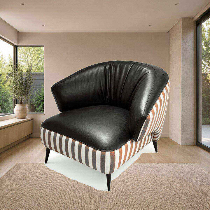 Ruby Striped Accent Chair
