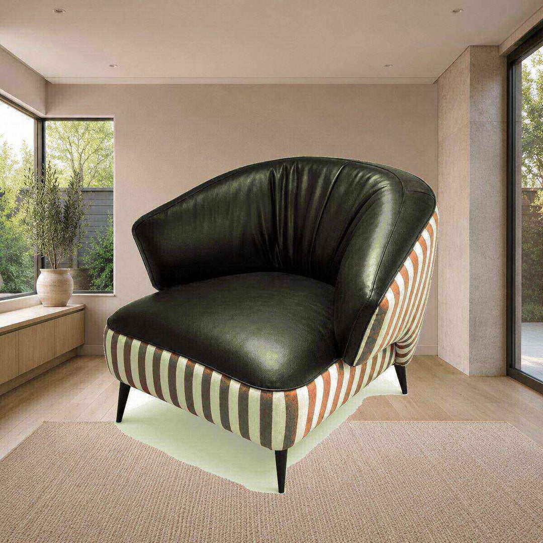 Ruby Striped Accent Chair