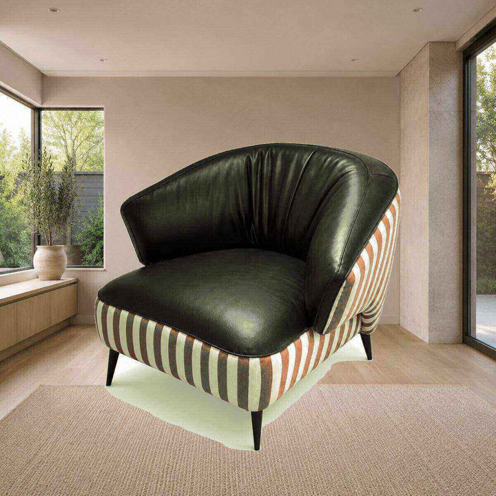 Ruby Striped Accent Chair