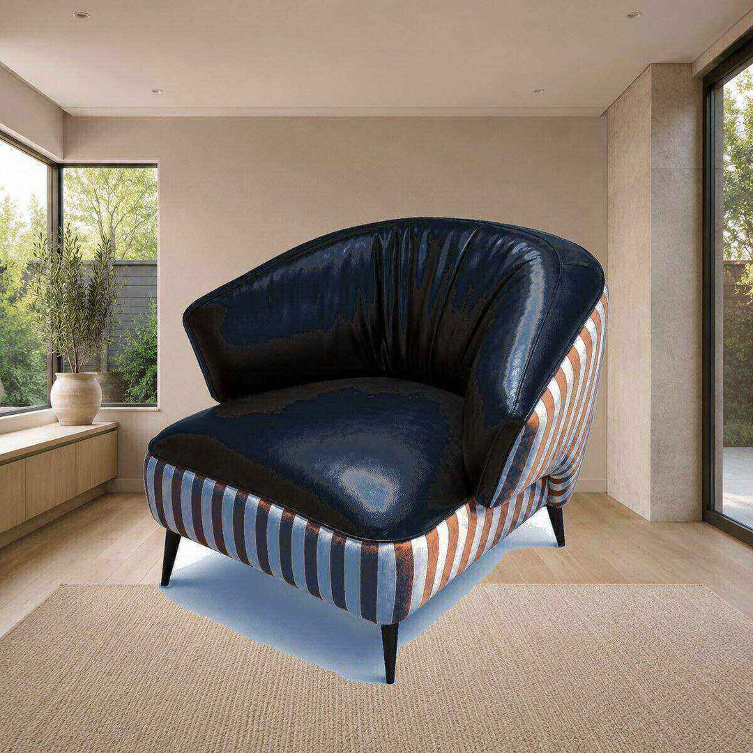 Ruby Striped Accent Chair