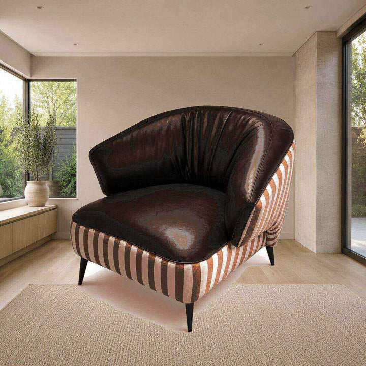 Ruby Striped Accent Chair