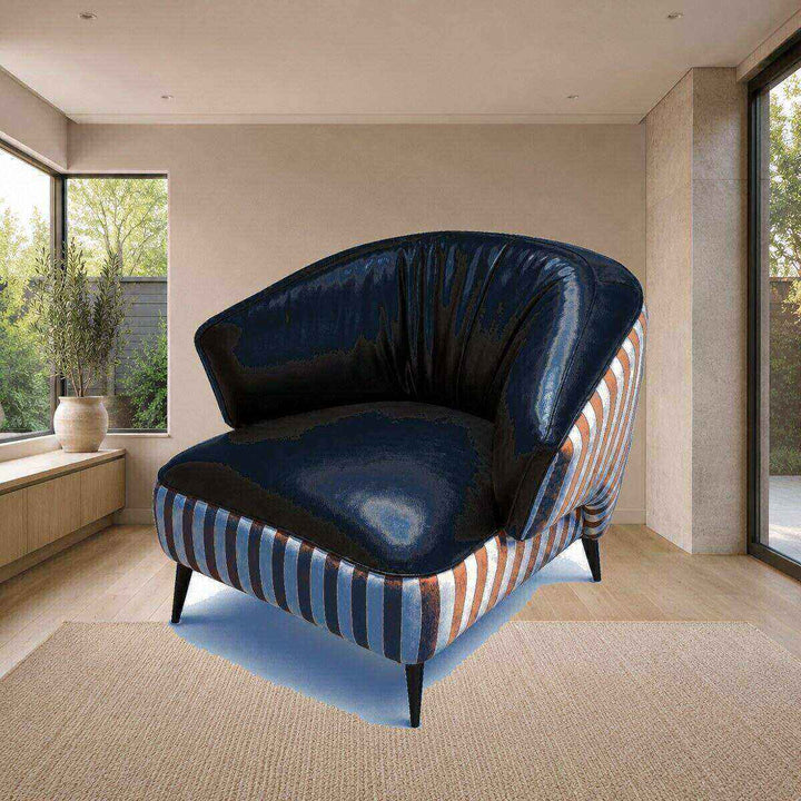 Ruby Striped Accent Chair