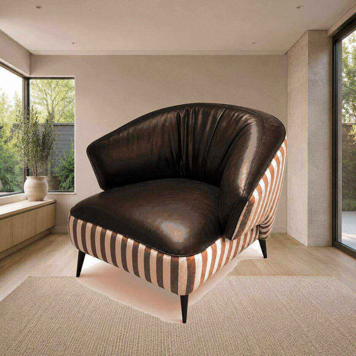 Ruby Striped Accent Chair