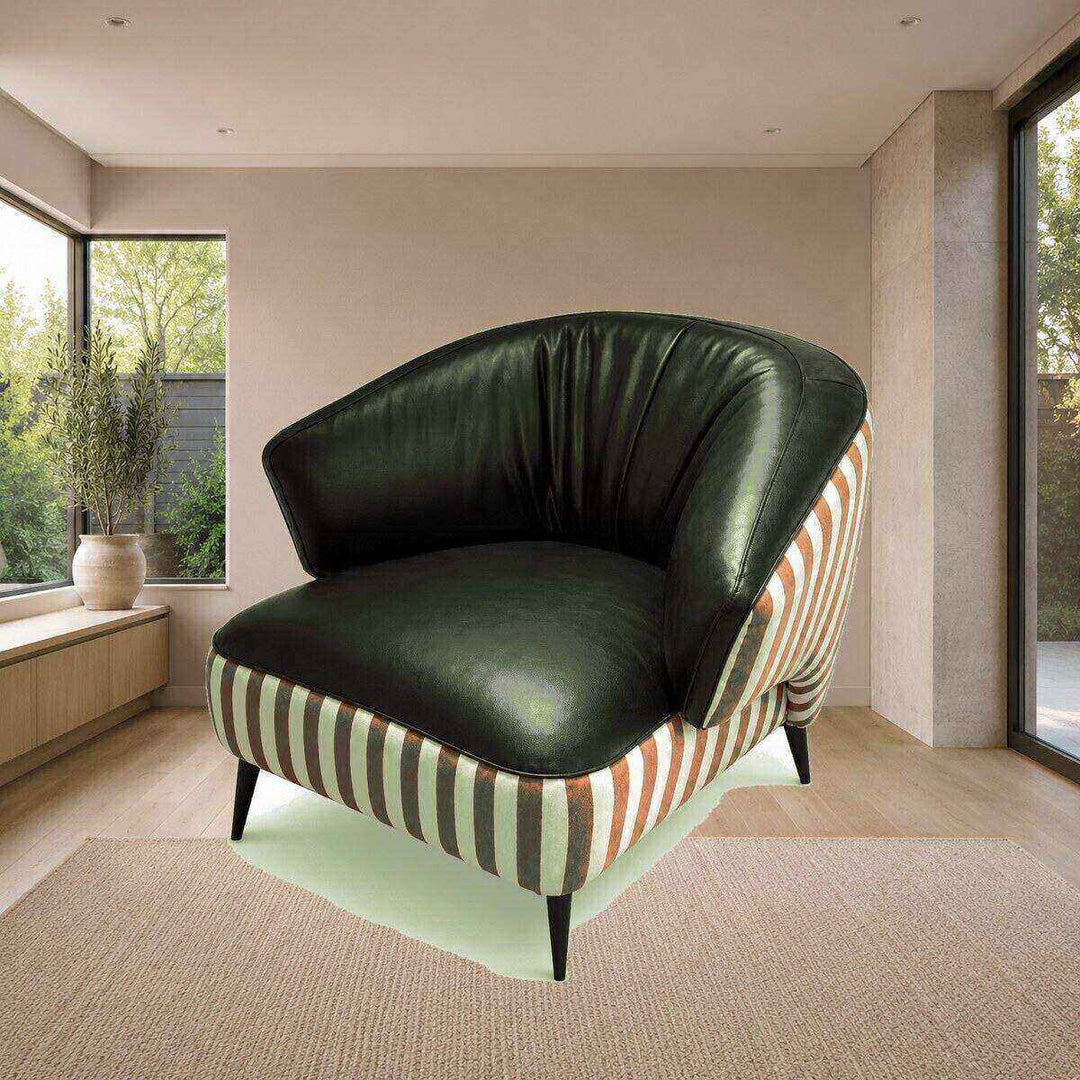 Ruby Striped Accent Chair
