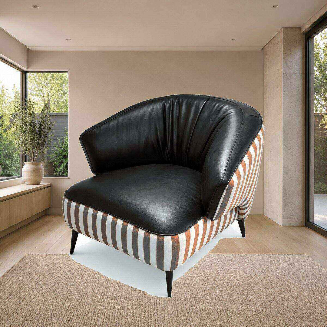 Ruby Striped Accent Chair
