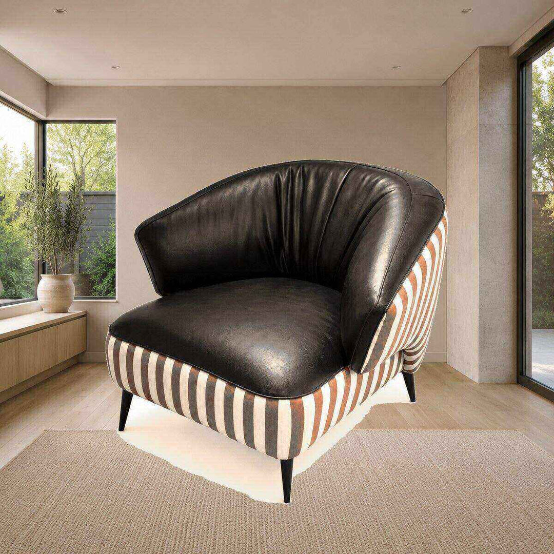 Ruby Striped Accent Chair