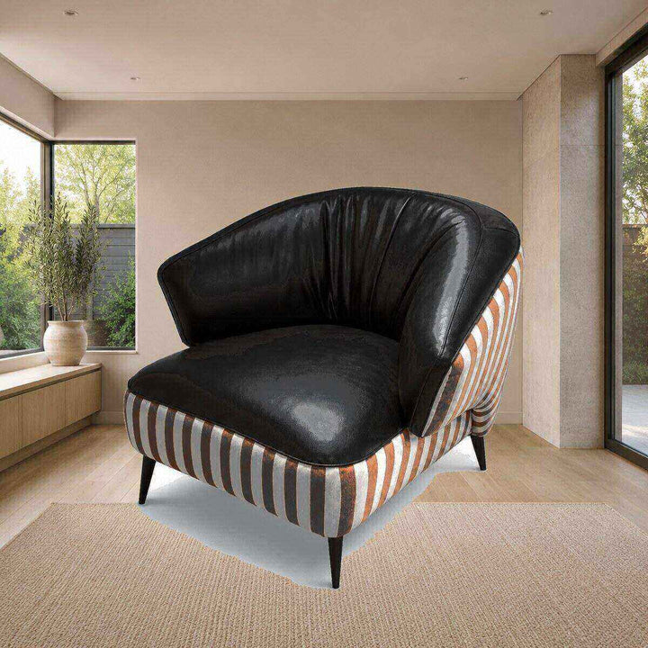 Ruby Striped Accent Chair