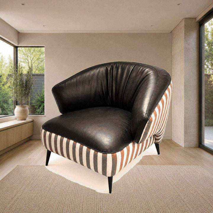 Ruby Striped Accent Chair