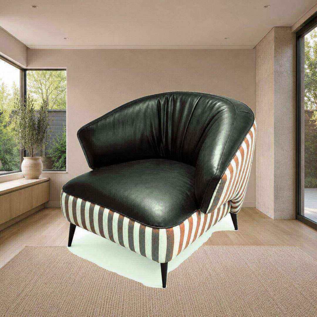 Ruby Striped Accent Chair