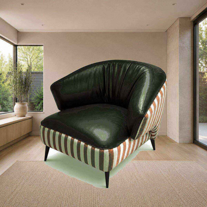 Ruby Striped Accent Chair