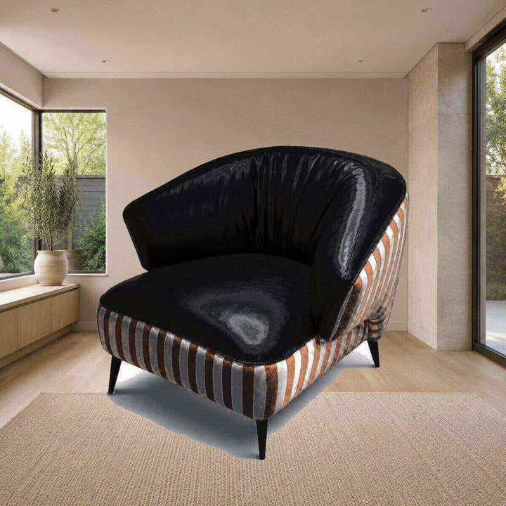 Ruby Striped Accent Chair