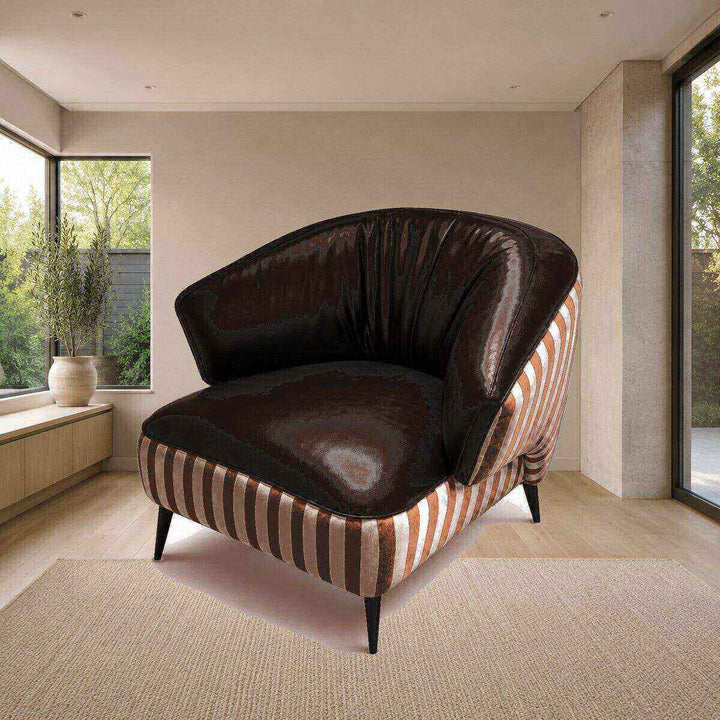 Ruby Striped Accent Chair