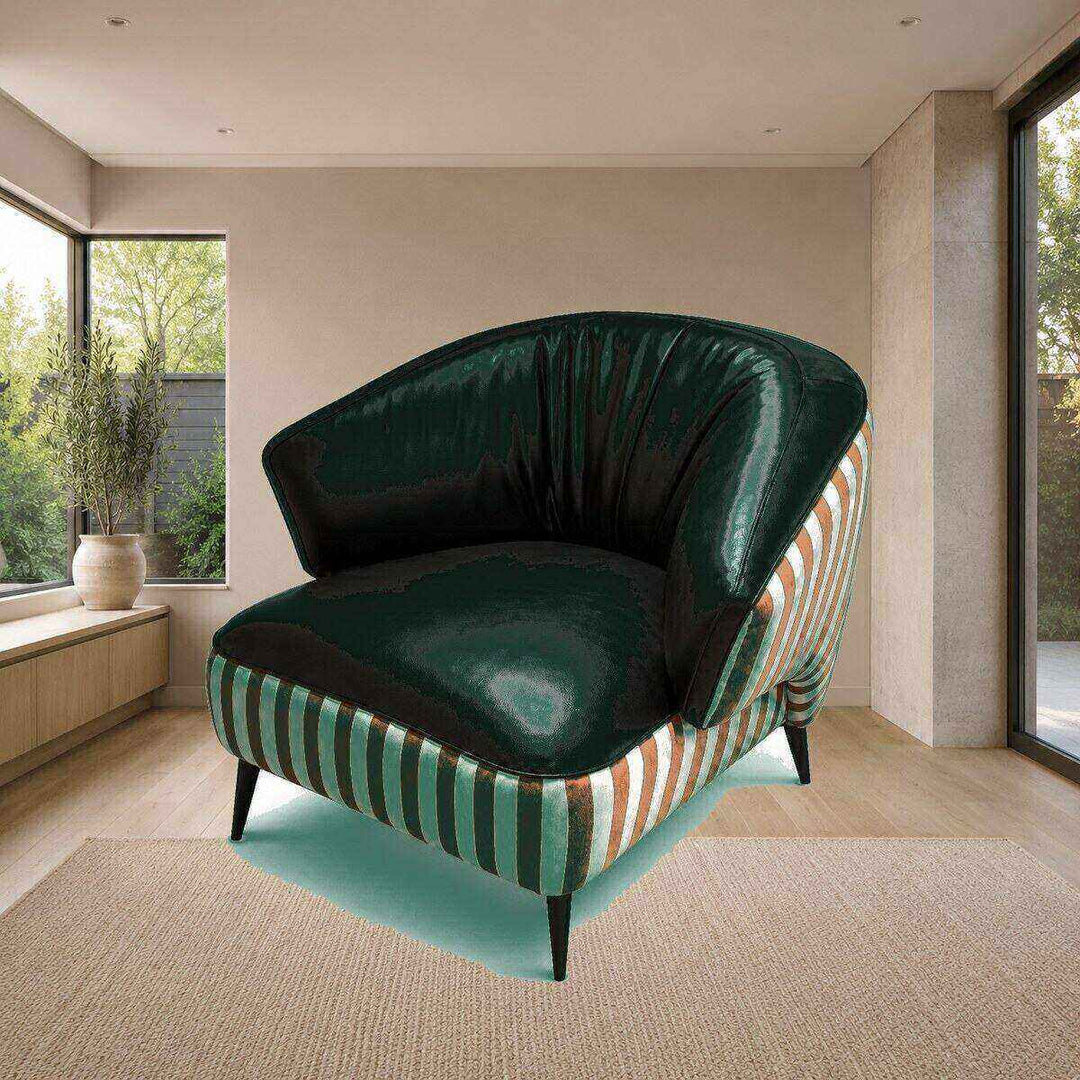 Ruby Striped Accent Chair