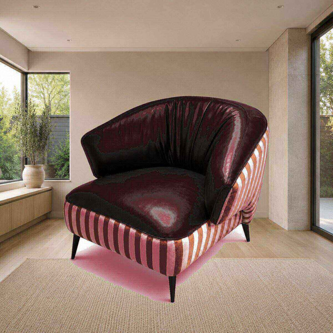 Ruby Striped Accent Chair