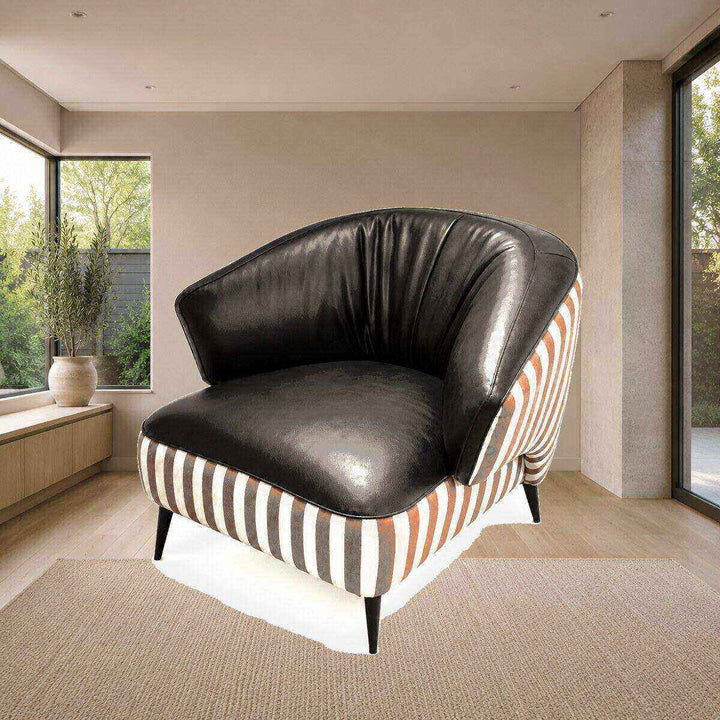 Ruby Striped Accent Chair