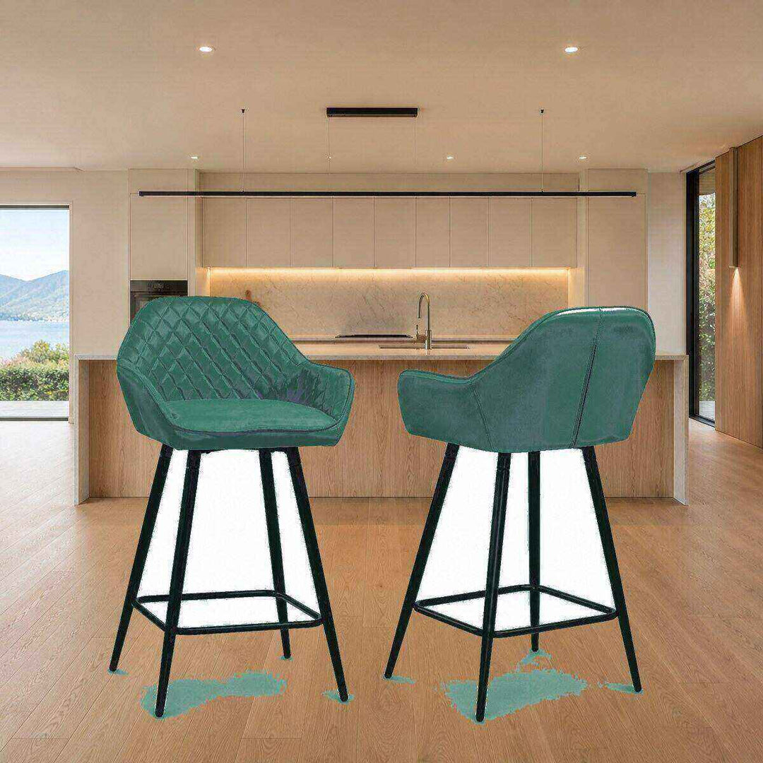 Isla Quilted Bar Stool
