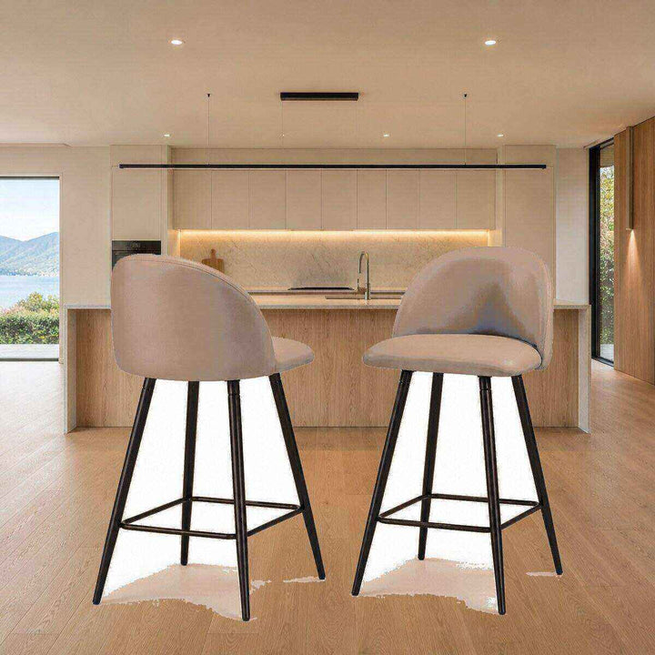 Mia Curved Bar Stool