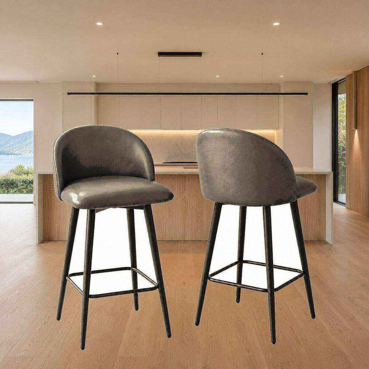 Leo Crescent Bar Stool