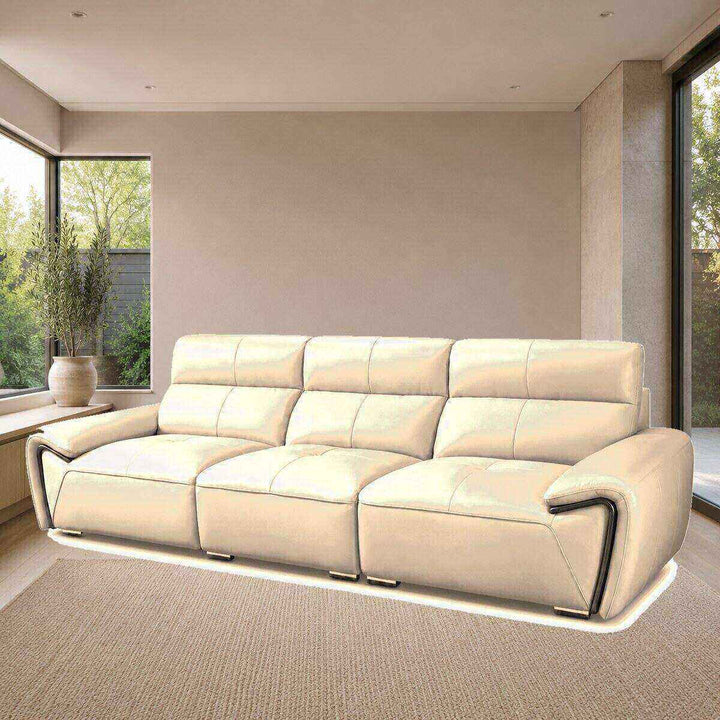 George Sculpted-Arm Sofa