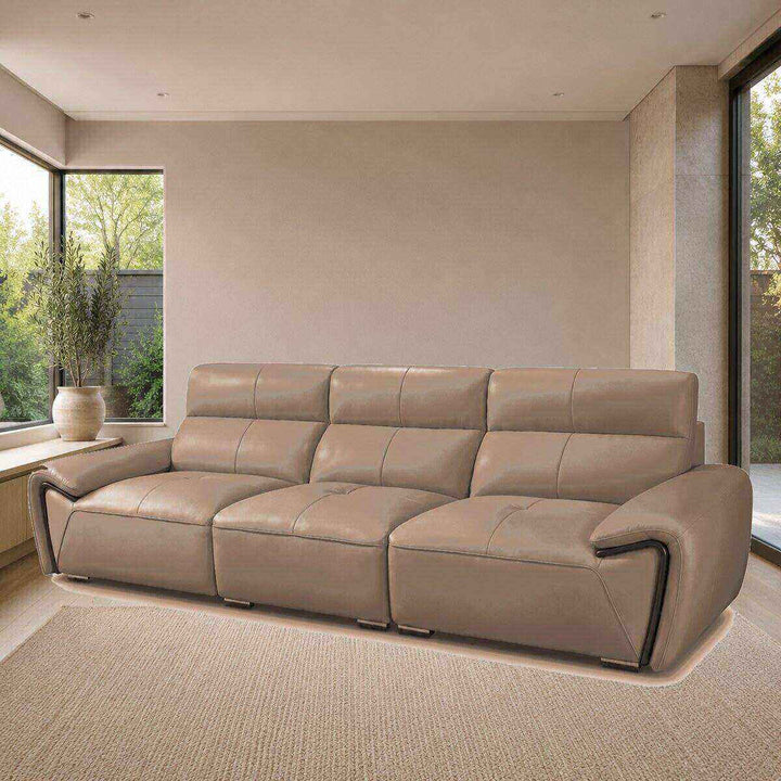 George Sculpted-Arm Sofa