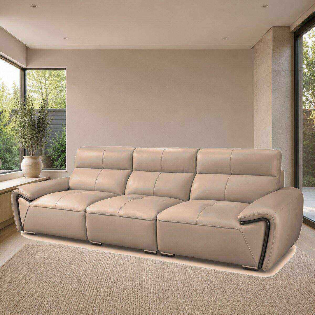 George Sculpted-Arm Sofa