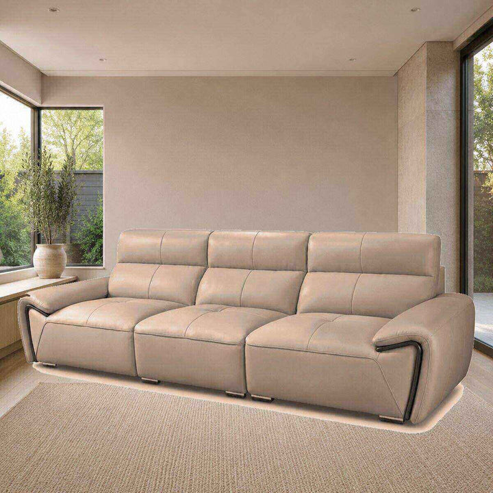 George Sculpted-Arm Sofa
