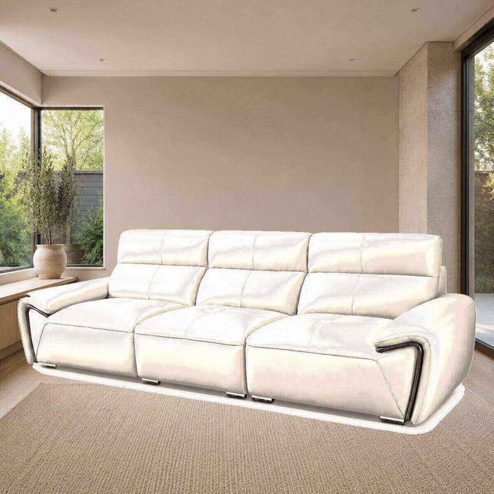 George Sculpted-Arm Sofa
