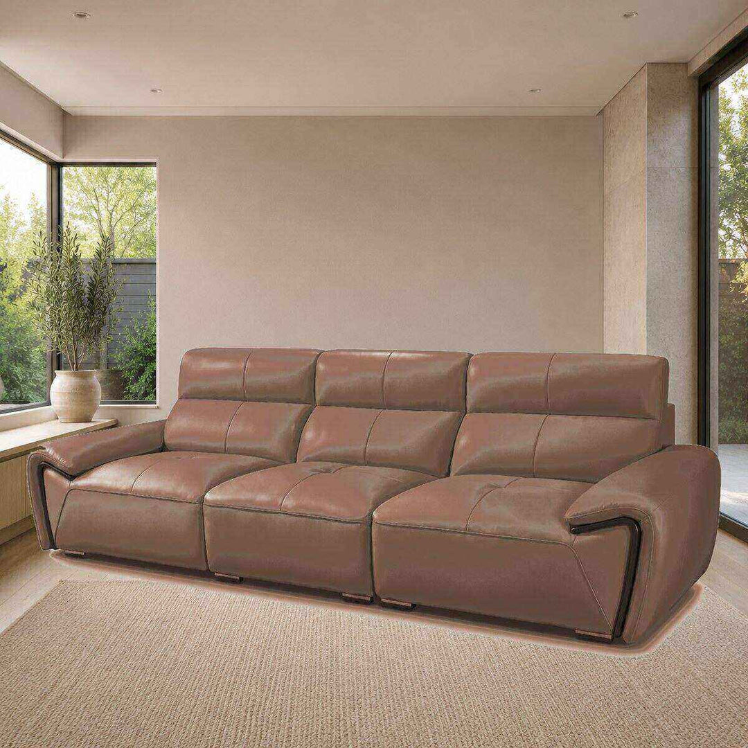 George Sculpted-Arm Sofa