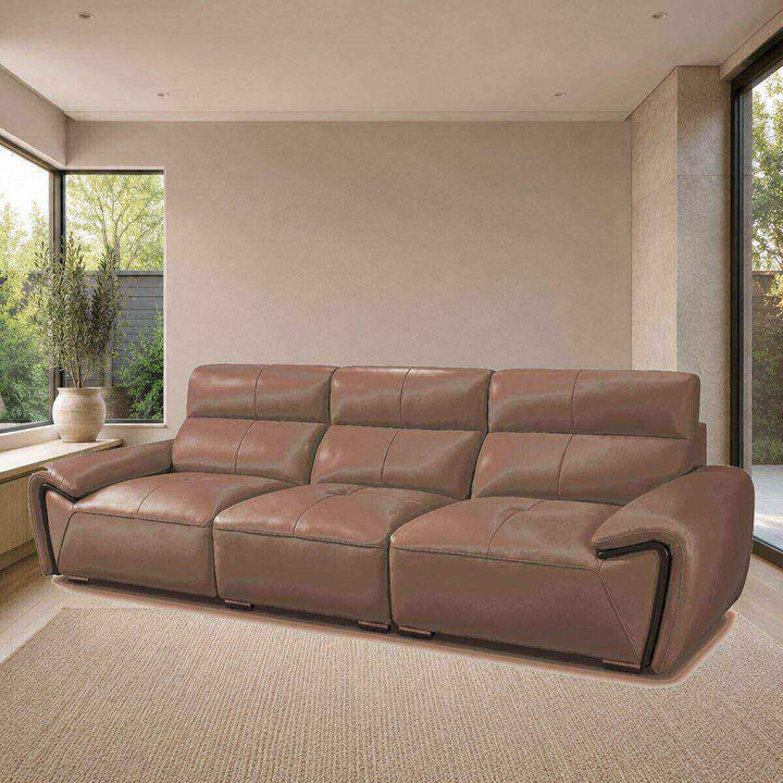 George Sculpted-Arm Sofa