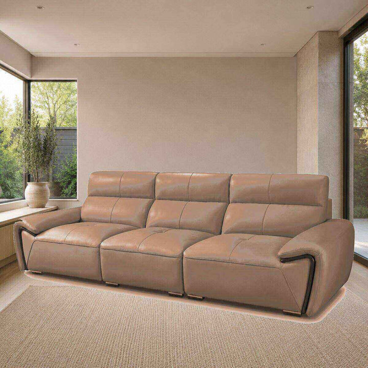 George Sculpted-Arm Sofa
