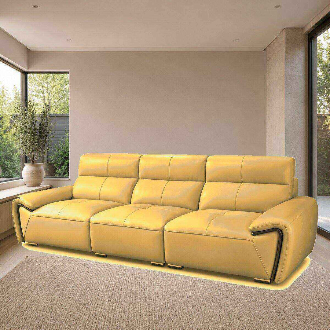 George Sculpted-Arm Sofa