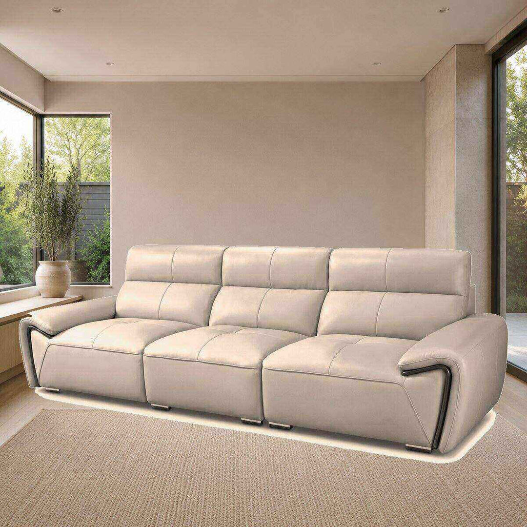 George Sculpted-Arm Sofa
