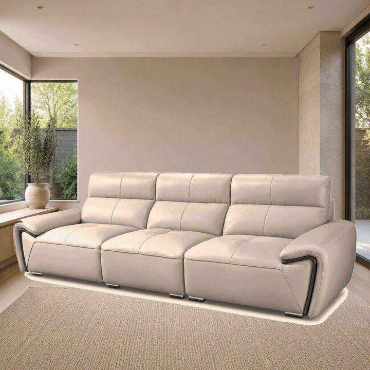 George Sculpted-Arm Sofa