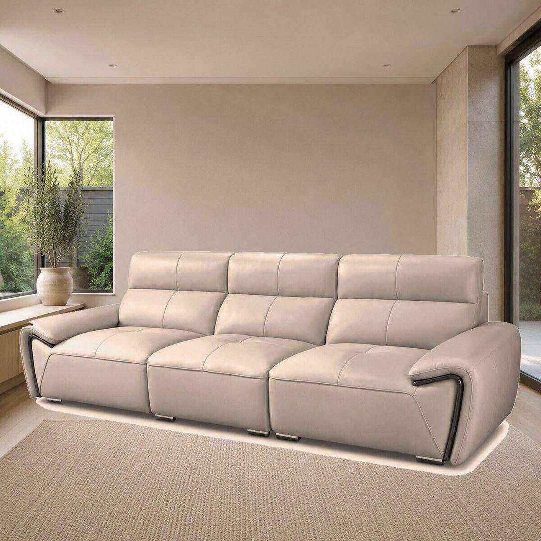 George Sculpted-Arm Sofa