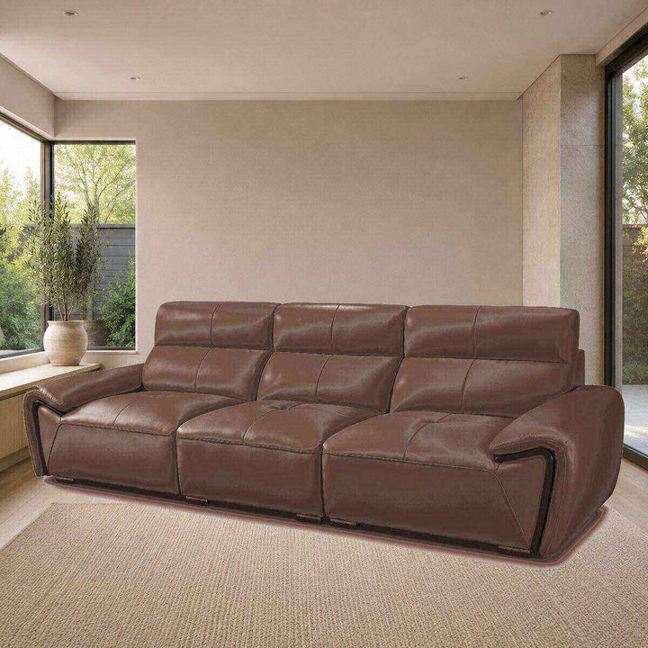 George Sculpted-Arm Sofa