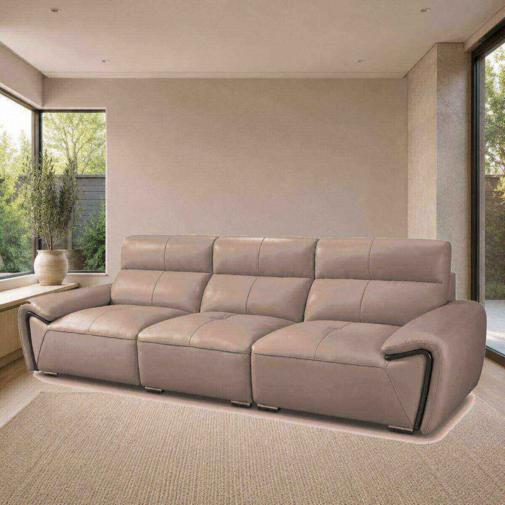 George Sculpted-Arm Sofa