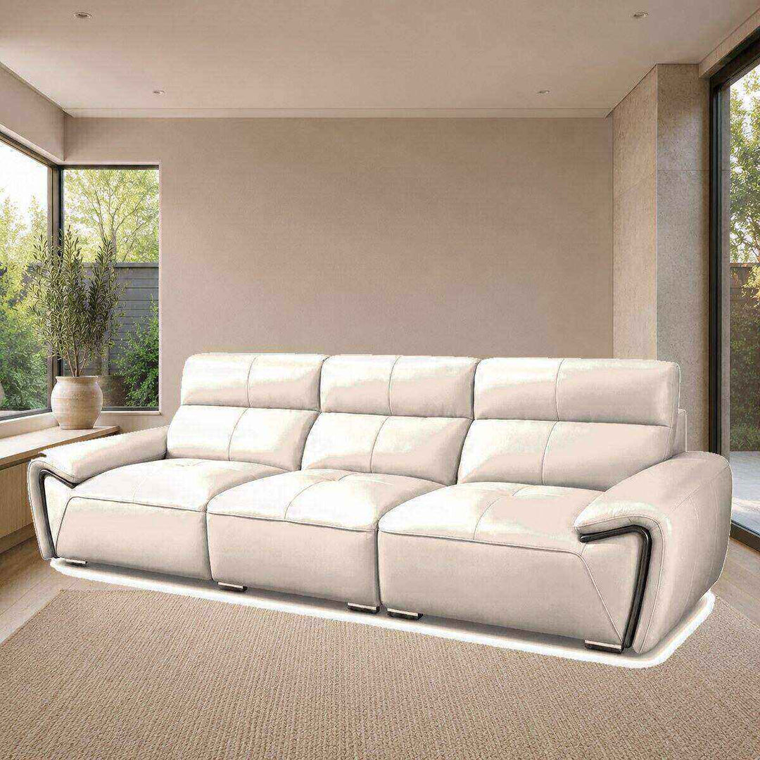 George Sculpted-Arm Sofa