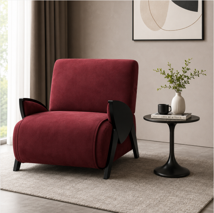 Riochichi Accent Lounge Chair – Modern Designer Armchair