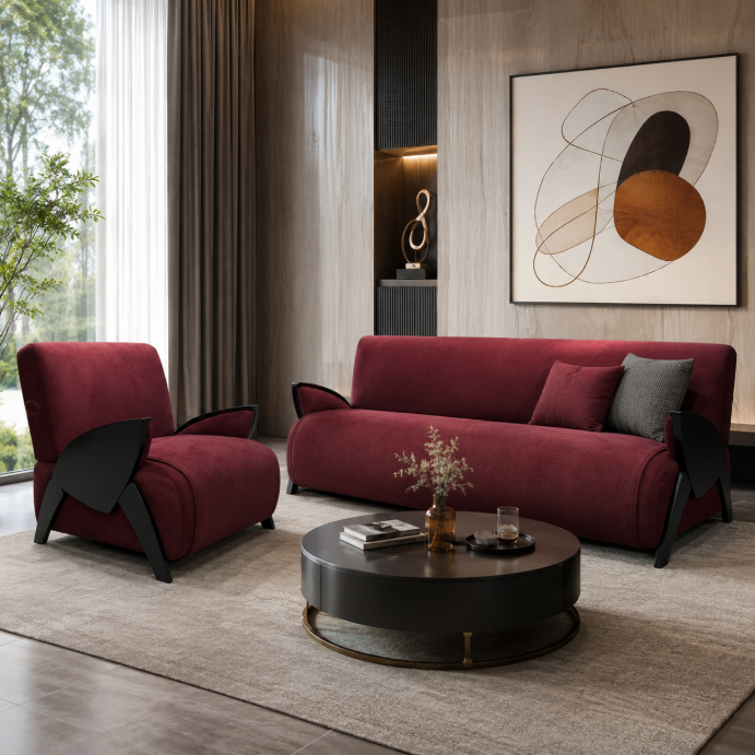Riochichi Accent Lounge Chair – Modern Designer Armchair