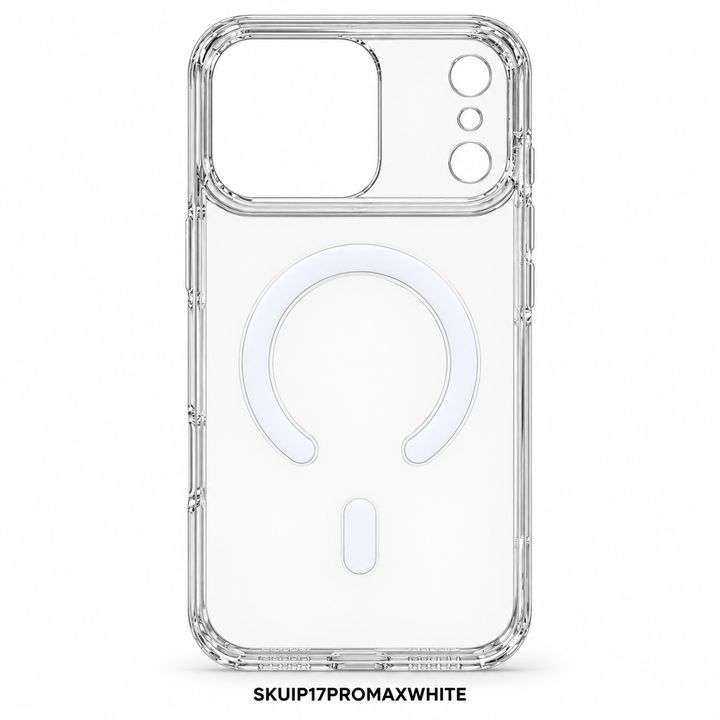 Clear case with white ring for iPhone 17 Pro Max