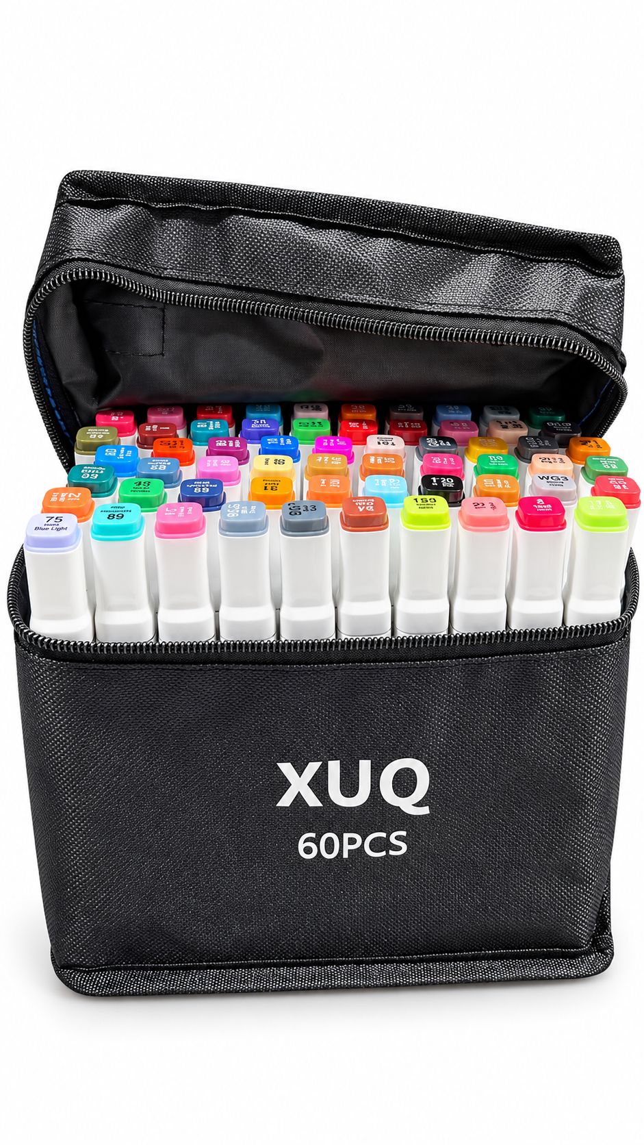 Colour Dual Tip Art Marker Set with Stand &amp; Carry Bag