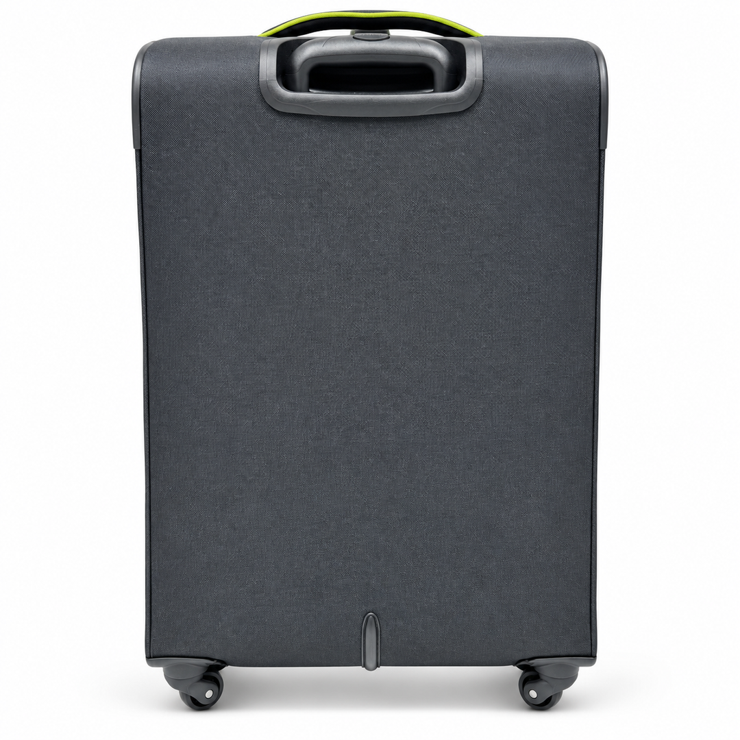American Tourister charcoal suitcase rear view